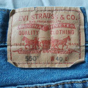 Men's Levi's 550 Jean Shorts Sz 40